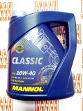 Масло моторное MANNOL CLASSIC полусинтет. 10w-40 4л.